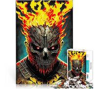 Puzzle 1000 pièces pour Adolescents Art d'halloween Défi Difficile pour soulager Le Stress Décoration d'intérieur 52x38cm