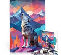 Puzzle 1000 pièces pour Adolescents Art du hurlement de sérénité Jeu intellectuel Jouet Renforcer l'amour Entre Les Couples 52x38cm