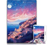 Puzzle 1000 pièces pour Adolescents, Art Grec, Grèce, Jeu éducatif du Soir, Analyse et logique, Jouet Anti-Stress, Dimensions 50x75cm