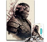 Puzzle 1000 pièces pour Adolescents Art Japonais Ninja pour Jeu éducatif Jouet décoration d'intérieur Unique et Cadeaux 26x38cm
