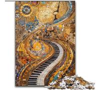 Puzzle 1000 pièces pour Adolescents, Art, Piano, Jouets éducatifs, Jeux familiaux, Jeu éducatif pour Anniversaire, Noël, 26x38cm