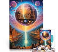 Puzzle 1000 pièces pour Adolescents Art Vivant et trippant pour Le Jeu éducatif Challenge Toy Cadeau Amusant 52x38cm