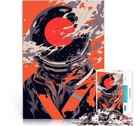 Puzzle 1000 pièces pour Adolescents Astronaute dans l'espace Jeux éducatifs Décoration d'intérieur Une œuvre d'art 38x26cm