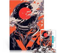 Puzzle 1000 pièces pour Adolescents Astronaute dans l'espace Jeux éducatifs Décoration d'intérieur Une œuvre d'art 38x26cm