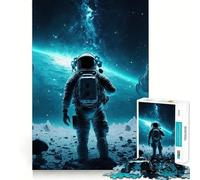 Puzzle 1000 pièces pour Adolescents Astronaute dans l'océan Jeu de réflexion sans Couture pour se détendre,Jouer et s'amuser Pendant Les fêtes (50x75cm)