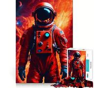 Puzzle 1000 pièces pour Adolescents Astronaute Supernova,Assemblage sans Couture,Jeu de réflexion Artistique,Cadeau pour se détendre,Jouer,Noël,Loisirs créatifs (38x26cm)