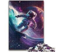 Puzzle 1000 pièces pour Adolescents, Astronaute, Surf, Jouets éducatifs, activités Amusantes à la Maison, Cadeau d'anniversaire, Cadeau de Voyage 50x75cm