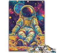 Puzzle 1000 pièces pour Adolescents, astronautes colorés, Jouet éducatif et décompressant, décoration Parfaite, 50x75cm