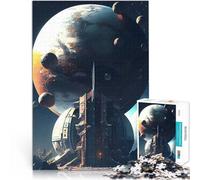 Puzzle 1000 pièces pour Adolescents Autres Mondes v13 Jouet éducatif intellectuel décompressant Décoration Parfaite 52x38cm