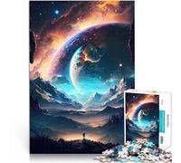 Puzzle 1000 pièces pour Adolescents Aventure en Montagne Cosmique Difficile Difficile Jeu éducatif pour Anniversaire, Noël 52x38cm