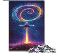 Puzzle 1000 pièces pour Adolescents, Avion coloré, Jeu intellectuel, Jouet éléphant, Cadeau d'anniversaire, décoration Murale pour Les 14 Ans et Plus (Taille 50x75cm)
