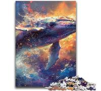 Puzzle 1000 pièces pour Adolescents Baleines au Fond Marin, Jeu Stimulant, idéal comme Cadeau pour Toute la Famille 50x75cm