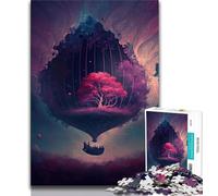 Puzzle 1000 pièces pour Adolescents Ballon dans l'espace Puzzle Adulte 1000 pièces Difficile Jeux éducatifs Anti-Stress Collection d'artistes Beaux-Arts (38x26cm)