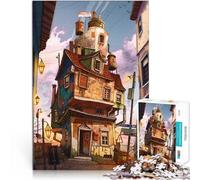 Puzzle 1000 pièces pour Adolescents Bâtiment de Travail Jouets Jeux éducatifs Soulagement du Stress Idées Cadeaux 50x70cm