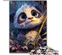 Puzzle 1000 pièces pour Adolescents Bébé Panda, adapté aux Personnes de 14 Ans et Plus, Jeux éducatifs, Cadeaux du Père Noël Secret (Taille 26x38cm)