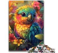 Puzzle 1000 pièces pour Adolescents, bébé Perroquet, Jeu Stimulant et Jeu Familial, décoration Murale, Cadeaux d'anniversaire et de Noël Uniques, 26x38cm