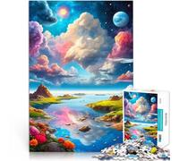 Puzzle 1000 pièces pour Adolescents Bel Univers Aidez Le Cerveau à exercer des Jouets addictifs pour cultiver la Patience Œuvre d'art 38x26cm