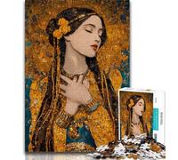 Puzzle 1000 pièces pour Adolescents, Belle Femme, Jeux éducatifs, décoration d'intérieur, Cadeau d'anniversaire, Art Mural (38x26cm)