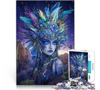 Puzzle 1000 pièces pour Adolescents Belle sorcière Jouets de Divertissement Familial Cadeau d'anniversaire, Cadeaux, décoration Murale 52x38cm