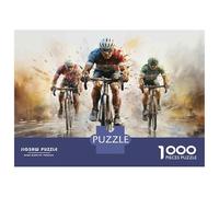 Puzzle 1000 Pièces pour Adolescents Best Cycling Jerseys for Men Puzzle pour Adolescents Améliore La Mémoire Défi À Réaliser Amusant en Famille Et Soirée Jeux 38x26cm/1000pcs