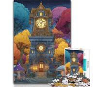 Puzzle 1000 pièces pour Adolescents Big Ben à Londres 1000 pièces pour Adolescents, Staycation Kill Time avec Affiche Assortie et Feuille de Questions (Taille 38x26cm)