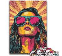 Puzzle 1000 pièces pour Adolescents Bitcoin Girl Difficile à réaliser, mais Amusant et Humoristique Cadeau d'anniversaire, Cadeaux, décoration Murale 50x75cm