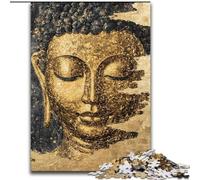 Puzzle 1000 pièces pour Adolescents, Bouddha Art, Anti-Stress, avec pièces entièrement emboîtables de Formes aléatoires, pour Les Enfants de 14 Ans et Plus (Taille 26x38cm)