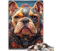 Puzzle 1000 pièces pour Adolescents, bouledogues mécaniques, Puzzles pour Adultes, Jouets éducatifs, Jeux familiaux, Cadeaux d'anniversaire Uniques, 50x75cm