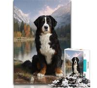 Puzzle 1000 pièces pour Adolescents, Bouvier Bernois, Jeu Stimulant, idéal comme Cadeau pour Toute la Famille (Taille 38x26cm)