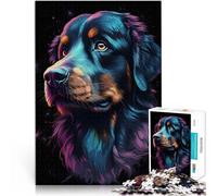 Puzzle 1000 pièces pour Adolescents Bouvier Bernois Séjour Anti-Stress pour Tuer Le Temps avec Affiche et Feuille de Questions correspondantes 50x70cm