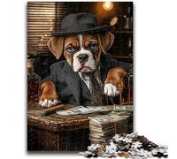 Puzzle 1000 pièces pour Adolescents Boxer Buvant, à partir de 14 Ans Jeu de réflexion idéal pour Adultes et Adolescents 50x75cm