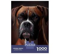Puzzle 1000 Pièces pour Adolescents Boxer Oil Paint Puzzles pour Adolescents, Casse-tête, Jeu D'assemblage De Motifs, Cadeau d'anniversaire Unique 52x38cm/1000pcs
