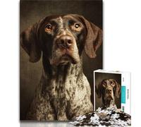 Puzzle 1000 pièces pour Adolescents, Braque Allemand à Poil Court, Jeu éducatif, Jouet, décoration d'intérieur Unique, Cadeaux, 75x50cm