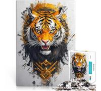 Puzzle 1000 pièces pour Adolescents Brèche des Crocs de Fenrir Défi Difficile pour soulager Le Stress Super Cadeau 52x38cm