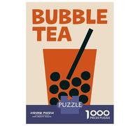 Puzzle 1000 Pièces pour Adolescents Bubble Tea Illustration Puzzles pour Adultes : Améliorent La Mémoire - Difficile Et Stimulant - Cadeaux De Noël Et d'anniversaire 70x50cm/1000pcs