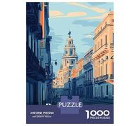 Puzzle 1000 Pièces pour Adolescents Buenos Aires Cityscape Les Puzzles pour Adolescents Améliorent La Mémoire - Cadeau d'anniversaire, De Noël 38x26cm/1000pcs