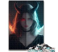 Puzzle 1000 pièces pour Adolescents, Cadeau Anime Angel Girl, Jeu Stimulant et Jeu Familial avec pièces entièrement emboîtables de Formes aléatoires 50x75cm