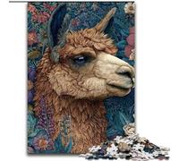 Puzzle 1000 pièces pour Adolescents, Cadeau Art alpaga, Jouet éducatif et décompressant, idéal comme Cadeau pour Toute la Famille (Taille 26x38cm)