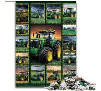 Puzzle 1000 pièces pour Adolescents, Cadeau, Collage de tracteurs, adapté aux 14 Ans et Plus, Jeux éducatifs à Domicile, Jouets à Faire soi-même, Illustration, Cadeau (Taille 26x38cm)