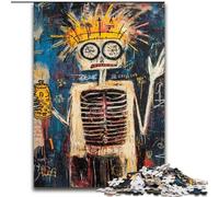 Puzzle 1000 pièces pour Adolescents, Cadeau d'anniversaire, décoration Murale, Style Basquiat, tête de Mort, éléphant, Jouet intellectuel, pour Les 14 Ans et Plus (Taille 50x75cm)