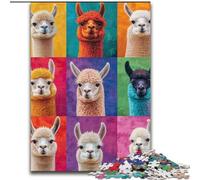 Puzzle 1000 pièces pour Adolescents, Cadeau de Collage d'alpaga, pour Les 14 Ans et Plus, Jeu éducatif, défi, Jouet, Cadeau d'anniversaire 50x75cm