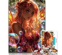 Puzzle 1000 pièces pour Adolescents, Cadeau Fantaisie, Fille Sombre, éducatif, idéal comme Cadeau pour Toute la Famille (75x50cm)