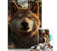 Puzzle 1000 pièces pour Adolescents, Cadeau Ours Brun pour Adolescents Relax Games est Un pour Toute la Famille (Taille 75x50cm)