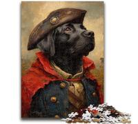 Puzzle 1000 pièces pour Adolescents, Cadeau rétro pour Toute la Famille, Motif Chien, idéal à Offrir à Toute la Famille, à partir de 14 Ans, 26x38cm