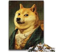 Puzzle 1000 pièces pour Adolescents, Cadeaux Abstraits Shiba Inu pour Les 14 Ans et Plus, Jeu intellectuel, Cadeaux d'anniversaire de Noël 26x38cm