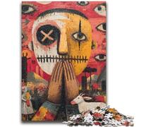 Puzzle 1000 pièces pour Adolescents, Cadeaux, activités familiales, Jeux Abstraits et stimulants, Jouet à Faire soi-même pour décoration Murale, Cadeaux 26x38cm