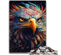Puzzle 1000 pièces pour Adolescents, Cadeaux, Aigle coloré, 1000 pièces pour Adolescents, Jouets éducatifs, Jeux Anti-Stress, Anniversaires et Cadeaux Uniques (50x75cm)