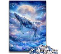 Puzzle 1000 pièces pour Adolescents, Cadeaux, Baleines spatiales, Jouets éducatifs, Anti-Stress, Convient pour la décoration de Bureau, 26x38cm