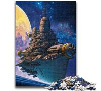 Puzzle 1000 pièces pour Adolescents, Cadeaux, Bataille navale, Espace, Anti-Stress, défi Difficile, renforce l'amour Entre Couples, 26x38cm