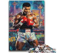 Puzzle 1000 pièces pour Adolescents, Cadeaux Boxer, Jeux d'activités familiales stimulants, Jouet à Faire soi-même pour décoration Murale de la Maison, Cadeaux 26x38cm